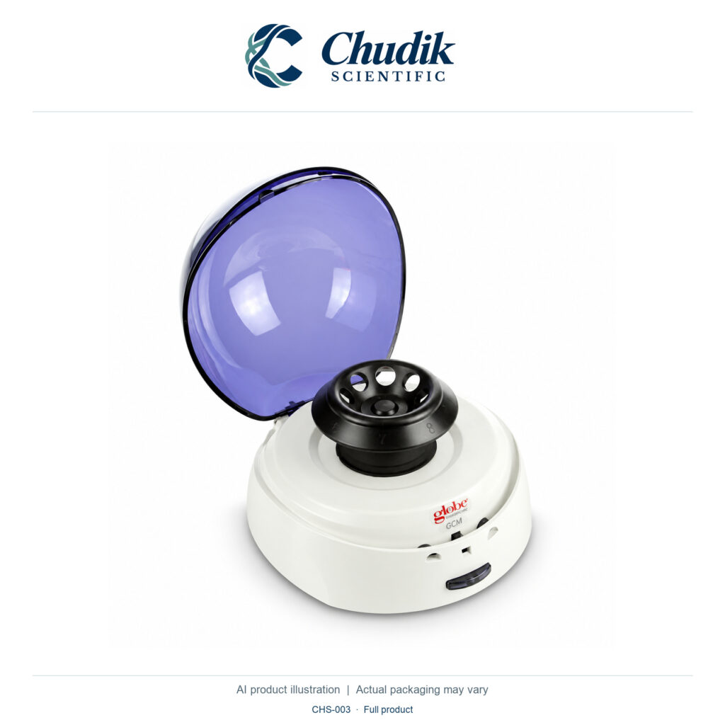 Chudik Scientific | Mini 8-Place Centrifuge, 7,000 rpm