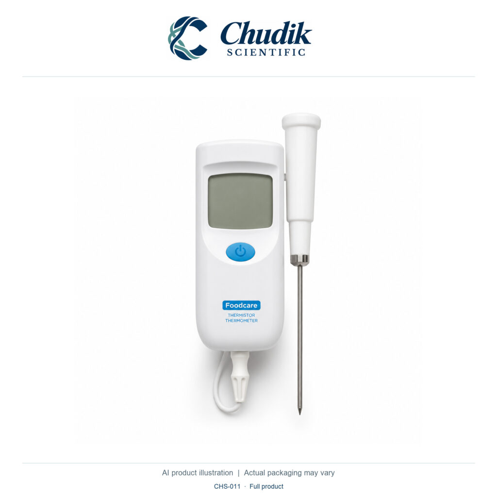Chudik Scientific | Foodcare Thermistor Thermometer with Probe — One meter with probe