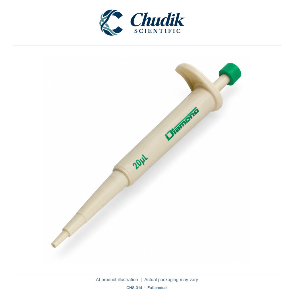 Chudik Scientific | Diamond Jr. Fixed-Volume Pipette Set, 6 Pipettes