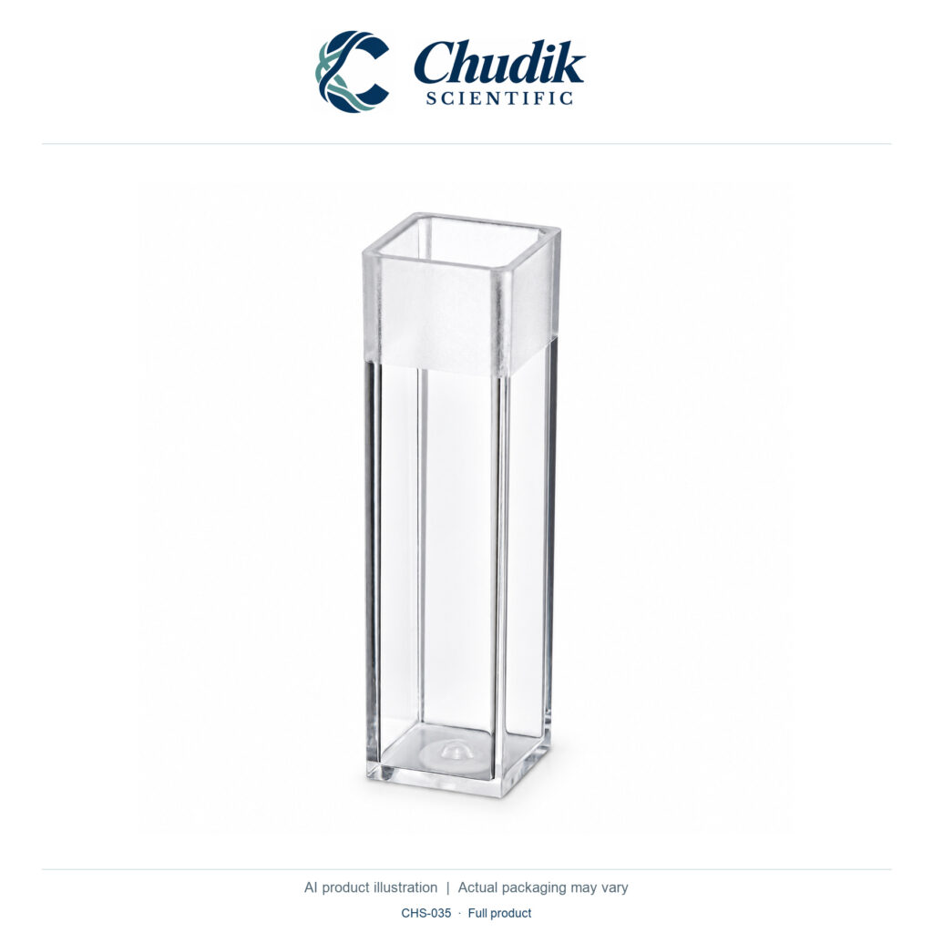 Chudik Scientific | PS Spectrophotometer Cuvettes, 4.5 mL — Case of 500