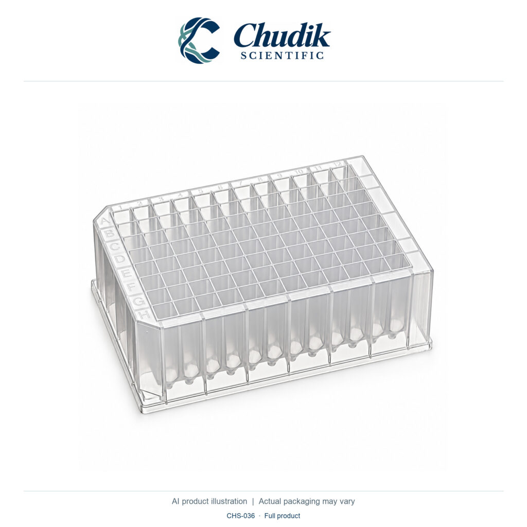 Chudik Scientific | Sterile V-Bottom Deep-Well Plates, 2 mL — CS/50