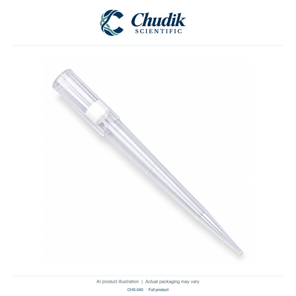 Chudik Scientific | Sterile Low-Retention Filter Tips, 1–1,000 µL — Box of 576