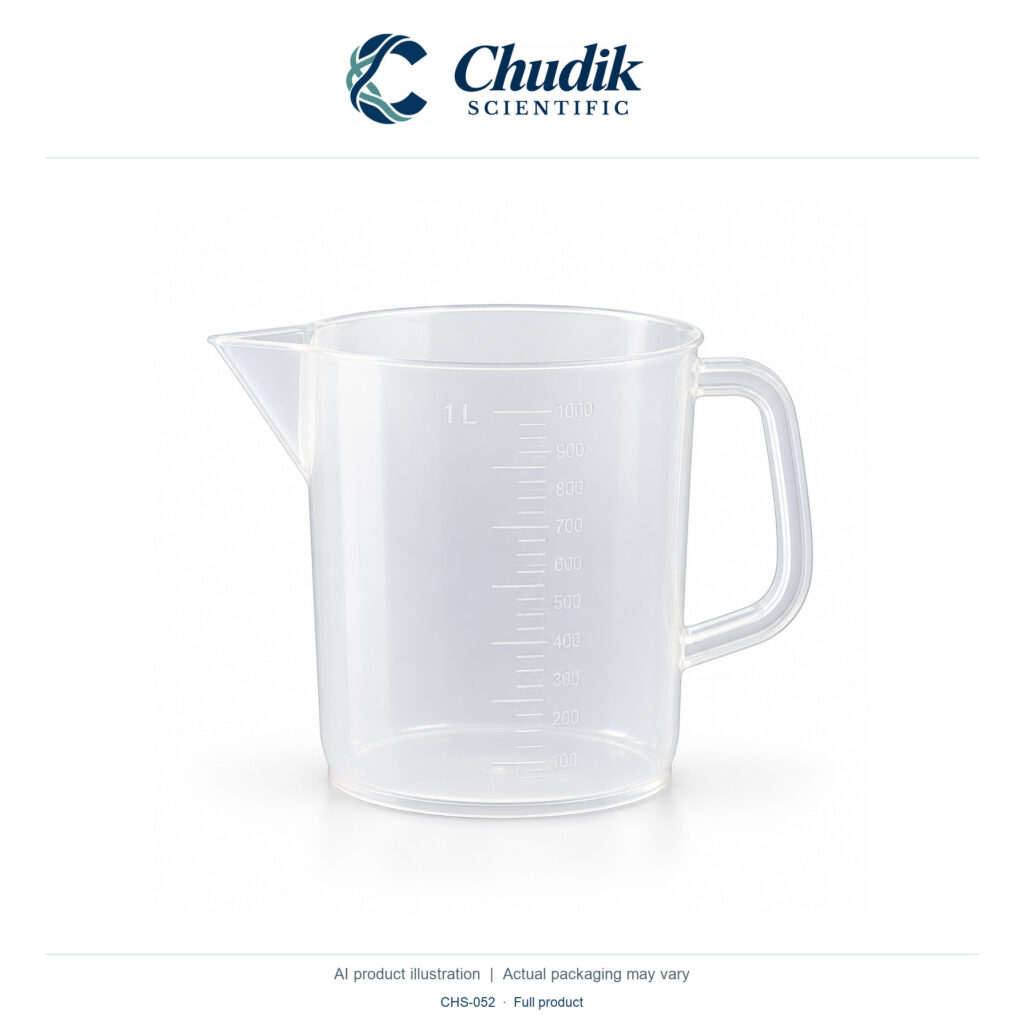 Chudik Scientific | Graduated Polypropylene Pitcher, 1 L