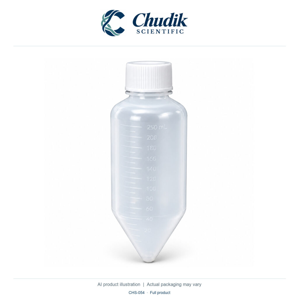 Chudik Scientific | Screw-Cap Polypropylene Centrifuge Tubes, 250 mL — CS/48