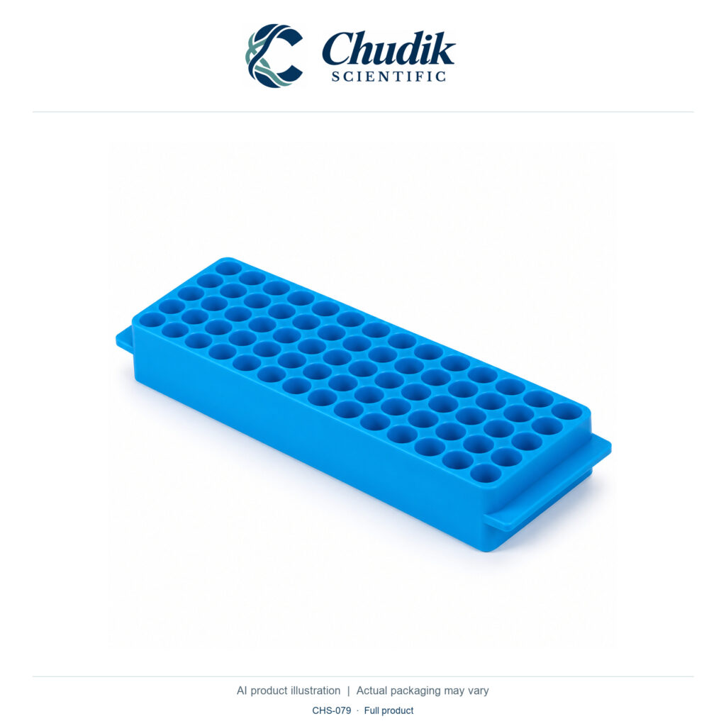 Chudik Scientific | Reversible Microcentrifuge Tube Racks — Pack of 5 / Assorted