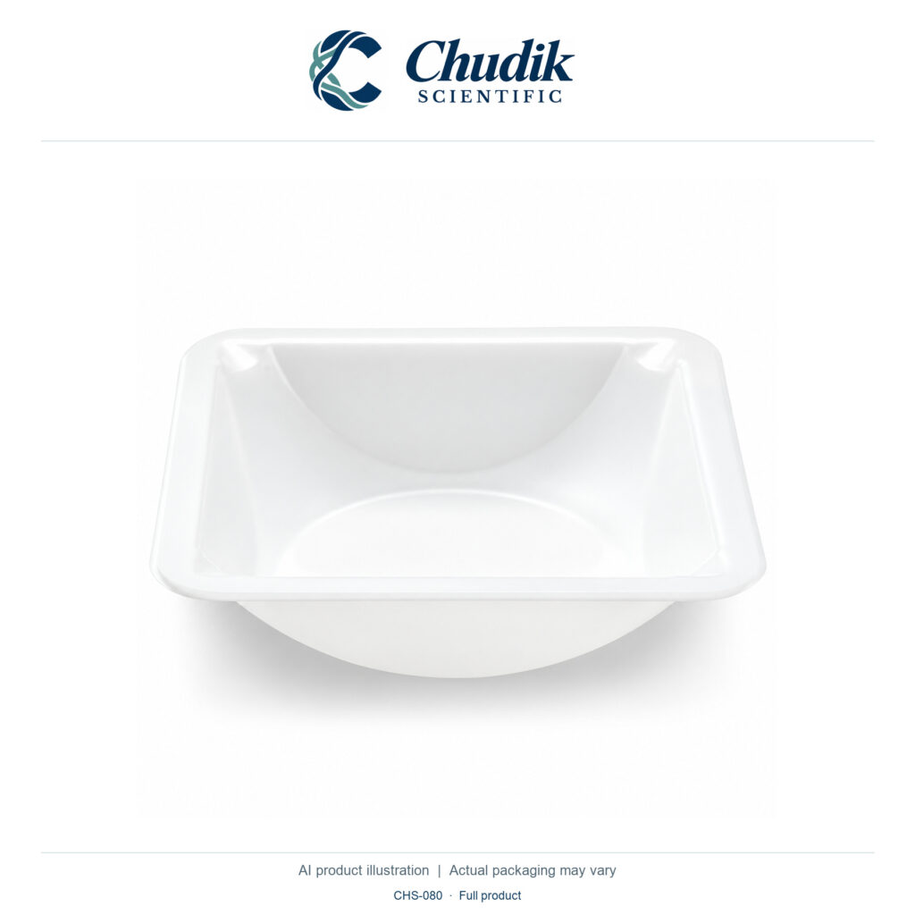 Chudik Scientific | Antistatic Square PS Weighing Dishes, 100 mL — Case of 500