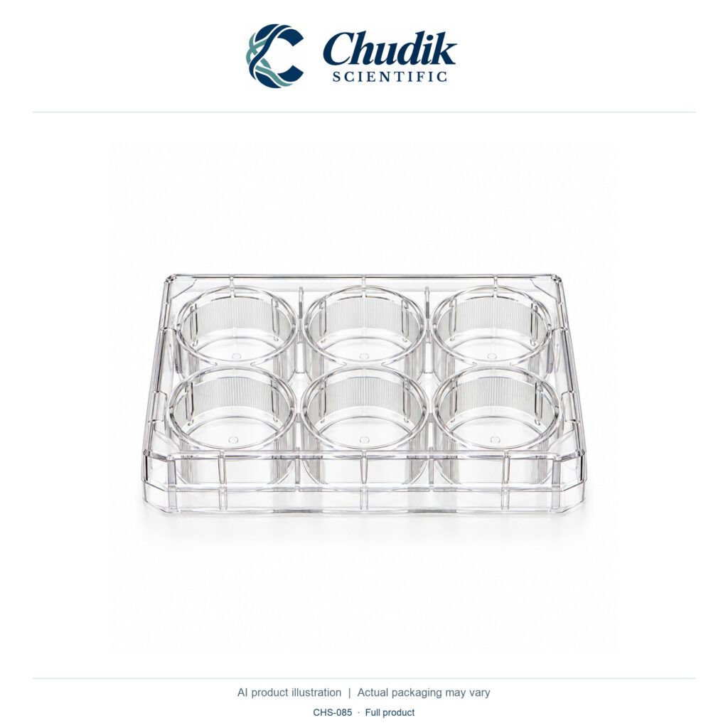 Chudik Scientific | Sterile Tissue-Culture-Treated 6-Well Plates — Box of 50