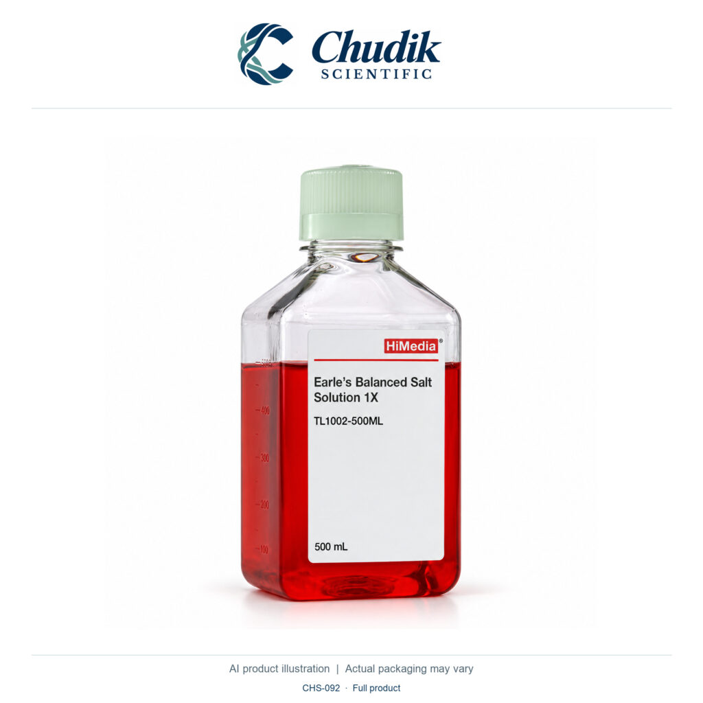 Chudik Scientific | Earle’s Balanced Salt Solution, 1X — 500 mL