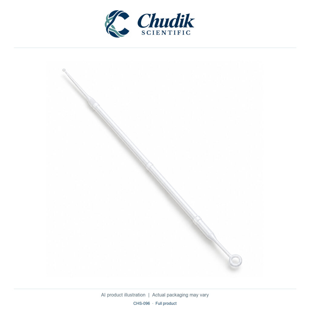 Chudik Scientific | Sterile Rigid Inoculation Loops, 1/10 µL — Case of 500
