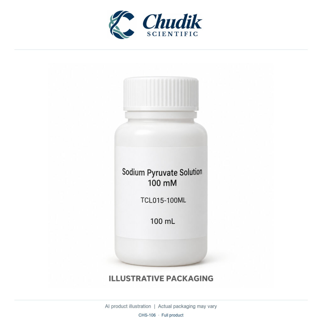 Chudik Scientific | Sodium Pyruvate Solution, 100 mM — 100 mL