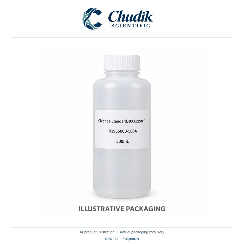 Chudik Scientific | Chloride Standard, 1,000 ppm Cl — 500mL