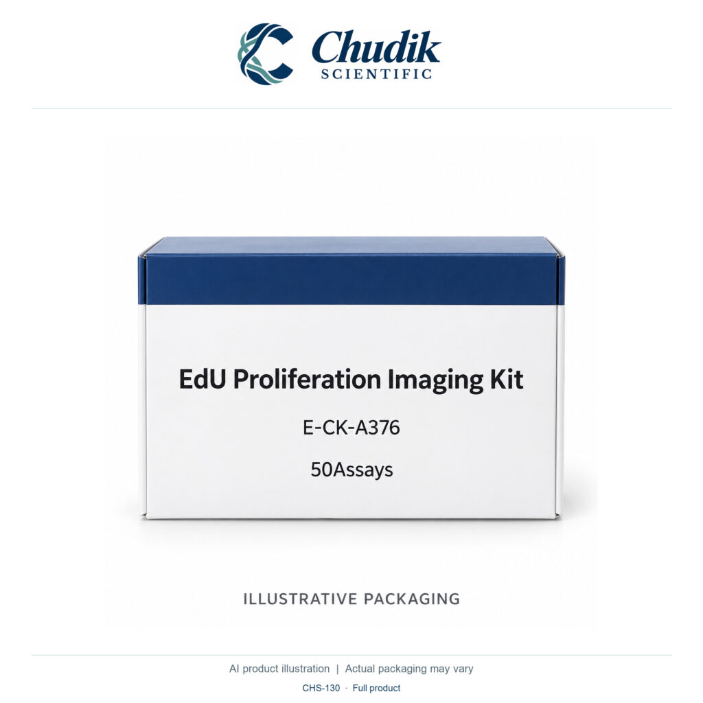Chudik Scientific | E-Click EdU Cell Proliferation Imaging Kit, Green — 50Assays