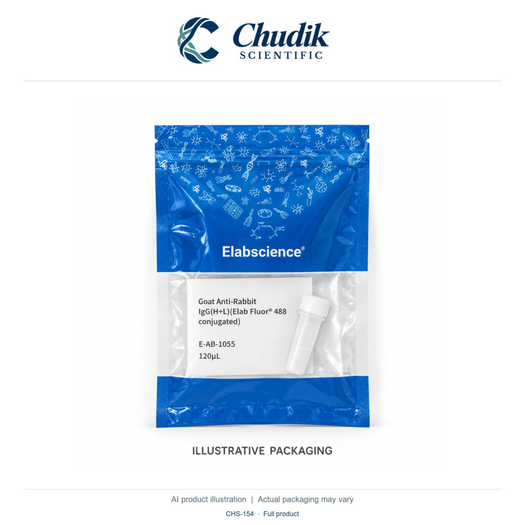 Chudik Scientific | Elab Fluor 488 Goat Anti-Rabbit IgG (H+L) — 120 µL